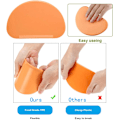 Miniatyrbild 3 av 5: Hållbart Degskrapa Set, Flexibelt och Diskmaskinssäkert, Säkerställer Ren Skål och Minskad Matavfall, Ergonomiskt Designad för Enkelhet