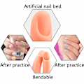 Miniatyrbild 5 av 6: Nagelträningshand, flexibel, rörlig konstgjord hand för nagelövningar, manikyr, övningsverktyg (vänster hand)