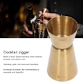 Miniatyrbild 3 av 8: Cocktail Mätkopp, Professionell Svetsad Struktur Rostfritt Stål Jigger Dubbelhuvud Platt Kant För Flexibel Omvandling I Cocktailrecept,