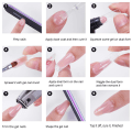 Miniatyrbild 8 av 8: 120st/ case Poly Nail Extension Gel Dual Forms Nail Builder Extension Gel Nagelform form cover Falska Nagelspetsar Dual Forms Acrylic Nail Forms combination 3