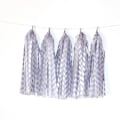 Pikkukuva 1 / 6: 30 kpl Paper Tassels -riipuksia, DIY-riipusnauha, raidallinen paperi