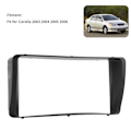 Miniatyrbilde 1 av 5: 2Din 7 tommers navigasjonsramme DVD stereo radiospiller panel trim passer for Corolla 03‑06