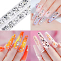 Miniatyrbillede 4 af 5: Krystal Nail Art Rhinestones, til Kvinder Piger Nail Design DIY Håndværk Tøj Sko Smykker
