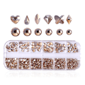 Miniatyrbild 3 av 5: Nagelkonst Rhinestones Nagelkristaller, Multi Shapes Flatback Nageldiamant Ädelstenar