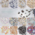 Miniatyrbild 5 av 5: Platt bakre nagelkristaller, strass för nagelkonstdesign