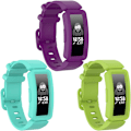 Miniatyrbillede 1 af 8: Kompatibel med Fitbit Ace 2 Bånd til Børn 6+, Blød Silikon Br