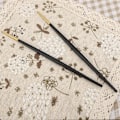 Miniatyrbilde 3 av 5: 304 Rustfritt Stål Spisepinner Japansk Sushi Gull Spisepinner Servise Sett (Svart)