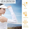 Miniatyrbillede 4 af 6: 2 Par UV Solbeskyttende Armsleeves til Mænd & Kvinder, UPF 50