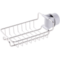 Miniatyrbillede 1 af 5: Hane Stativ Opbevaringsstativ, Køkkenvask Organizer, Rustfrit Stål Hane Svampeholder Vask Caddy Organizer til Køkken & Badeværelses Tilbehør