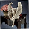 Miniatyrbild 4 av 5: Trädgårdsängel prydnader, skulptur ängel dekoration, bevingad ängel, 3D trädgårdsstaty, sittande älva, konstprydnader, sittande älva skulptur