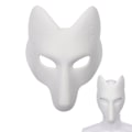 Pikkukuva 1 / 6: Kettu-naamio Japanilainen Kabuki Kitsune-naamiot PU-naamiot Miehille ja Naisille