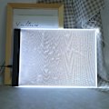 Miniatyrbild 2 av 8: Ultratunn A4 LED Ritplatta, Energibesparande Bärbar Multifunktionell Ljusplatta för Animation Kalligrafi Tygdesign, Slät Yta
