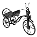 Miniatyrbild 4 av 8: Unika Cykelglasögon, Vinflaskställ i Trehjulingsform för Bardisk Heminredning