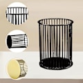 Miniatyrbilde 3 av 5: Metallpennholdere for skrivebord, sminkekostbeholdere, blyantholdere