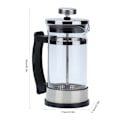 Miniatyrbillede 6 af 8: 350ml Håndbrygget Kaffe Pressekande Varmebestandig Kaffe- og Te-bryggerkande til Hjemmet og Kontoret