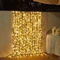 Miniatyrbild 5 av 5: Perfekt present LED USB-driven ljusslinga för inomhus- och utomhusdekoration, verklighetstrogen falsk murgröna med fjärrkontroll, flexibla falska vinstockar för balkongträdgårdsdekoration