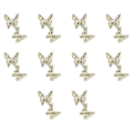 Miniatyrbillede 1 af 5: 10 stk 3D Krystal Rhinestone Stene til Neglekunst, Dekoration til Kvinder Piger Damer