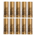 Miniatyrbilde 1 av 5: 10 stk E14 Metallrør for Lysestake Lampeholder Lampebase Belysningstilbehør 25x80mm Gull Bronse