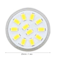 Miniatyrbillede 6 af 8: 4 stk. MR11 LED Spotlys Pære med Dobbelt Nålebase 360° Varmeafledning 3W 12 LED Pære Varmt Hvid