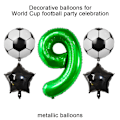 Miniatyrbillede 3 af 5: Gigant, Ballon Nummer, Balloner Til Fødselsdage, Fodbold