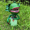 Miniatyrbillede 7 af 7: Piranha Harpiks Skulptur Udendørs Dekoration Statuer, Halloween Gys