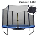 Miniatyrbild 1 av 8: Säkerhetsnät för trampolin Ø 306 cm, ersättningsnät för trädgårdstrampolin