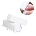 Miniatyrbild 2 av 8: 10 st vita buffer slipblock, polerblock buffer ny generation nagelfil block nagelkonst manikyrverktyg