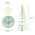Miniatyrbilde 1 av 2: LED Juletrærlys Juletrær Spiralstrenglamper Julepynt for Hage og Plen