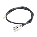 Miniatyrbillede 1 af 5: SMA Hun til UHF Hun Sort Jumper Wire Adapter til UHF Base og Mobile Antenner