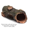 Miniatyrbillede 4 af 5: Harpiks Akvarium Ornament Hul Træstamme Fiskekum Træ Log Trælandskab Fiskekum Dekoration