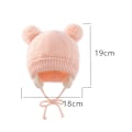 Miniatyrbild 2 av 5: Barnens fläta hatt, varm öronprotektion barnens stickning