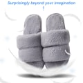 Miniatyrbilde 3 av 5: Fluffy Damestoffler i Kunstig Pels, Slip-On, Ortopediske, med A