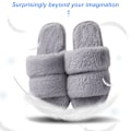 Miniatyrbillede 3 af 5: Fluffy Damessko Fluffy Faux Fur Slip On Ortopædiske Sko med A