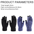 Miniatyrbillede 2 af 5: 2 Par Dame Vinter Touchscreen Handsker Varme Fleeceforet