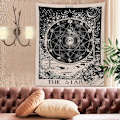 Pikkukuva 4 / 7: Tarot-tähti-seinävaate Seinävaate Psykedeelinen Tapetti