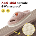 Miniatyrbild 3 av 5: Antislip inomhus- och utomhus tofflor för kvinnor, mamma, flickvän Crea