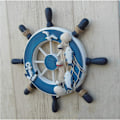 Miniatyrbilde 4 av 5: 28cm Tredekorasjon Anker, Nautisk Stil, Middelhavsdesign