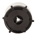 Miniatyrbillede 3 af 8: 1 Par NAB Hub Adaptere Professionelt Poleret Aluminium Legering 10 Tommer Åbner til Studer ReVox til Akai til Teac Sølv