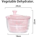 Miniatyrbild 3 av 6: Salladsslunga, Funktionell Design Med Dräneringsöppning För Problemfri Vattenavledning, Ergonomisk Design För Bekväm Hantering, BPA-Fri Plast,