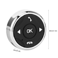 Miniatyrbilde 1 av 5: Multifunksjons rattknapp USB-oppladbar kontroller for Android multimediaspiller