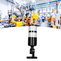Miniatyrbilde 1 av 8: BERM LED Signallampe 2 Farger Foldbar Industriell Maskinverktøy Advarselslampe Konstant Lys 12-24VDC Universal