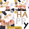 Pikkukuva 6 / 6: 6 kpl Paper Streamers (4,5 cm x 25 m/rulla) Kreppipaperi Streamers, T