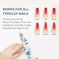 Miniatyrbild 4 av 5: Nagelfil 5 st dubbelsidig akryl nagelfil, tvättbar nagelfil manikyrverktyg för poly nagelförlängning och akrylnagel