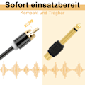Pikkukuva 4 / 5: 4 kpl audio-sovitinta 6,35 mm kullattua