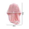 Miniatyrbillede 2 af 5: Ultraabsorberende Hurtigtørrende Blødt Hårwrap Håndklæde / Hår Turban
