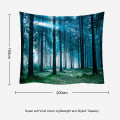 Miniatyrbilde 2 av 5: Nature Tapestry Misty Tree Tapestry Jungle Creek Psychedelic Lan