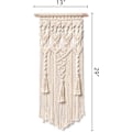 Miniatyrbild 2 av 7: Macrame vävd väggbonad Boho Home Chic Bohemian geometrisk konst