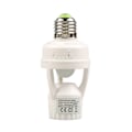 Miniatyrbillede 2 af 8: 100‑240V E27 Sensorlys Sokkel 10‑300 Sekunders Forsinkelsestid 6m Sensing Distance IR Bevægelsesaktiveret Lampe Pæreholder Adapter