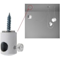 Miniatyrbild 2 av 5: Aluminium Swag Krokar, Enkel Installation Minimalistisk Design Ytmonterad Kabelhållare för Pendelarmaturer, Ljuskronor Taklampor Super