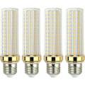 Miniatyrbild 1 av 5: Stark LED-lampa, Hög Effektivitet 20W 2500 Lumen Varmvit 3000K E26/E27 Sockel, Energibesparande LED Majslampa För Inomhus Utomhus Hem Garage, 4-pack